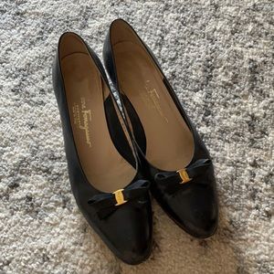 Salvatore Ferragamo black shoes